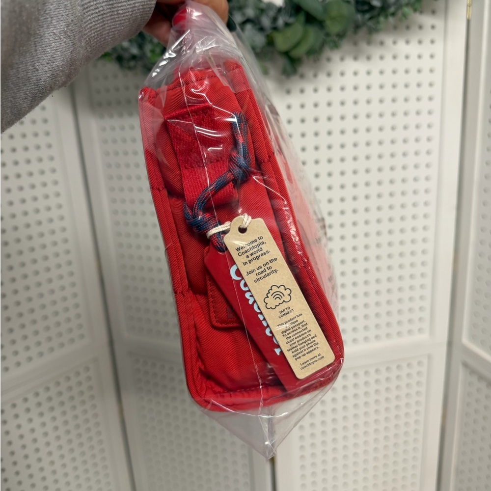 ‼️SOLD DO NOT BUY‼️ COACHTOPIA Coach Loop Mini Tote Rosebud Red Recycled PET - Picture 7 of 10